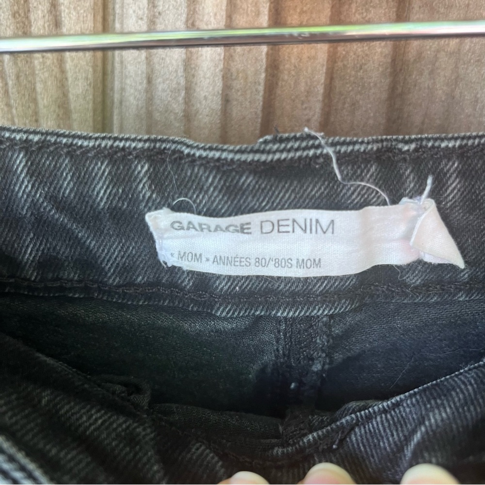 Black Garage Mom Shorts - Picture 4 of 6